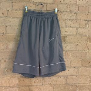 Grey nike basketball shorts